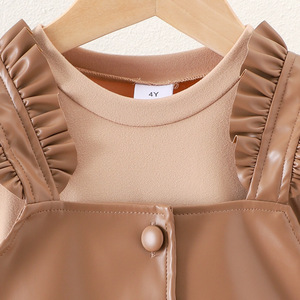 Conjunto de Ropa de Otoño para Niñas Pequeñas, Diseño con Volantes, 3 Piezas - Product Image 2