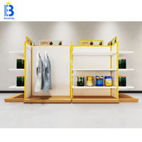 Usine directe étagères de présentation en métal double face personnalisées pour chats chiens supermarché maison animalerie étagères en bois présentoirs