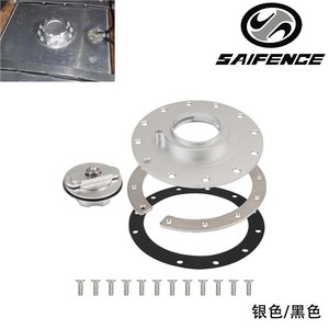Bouchon de remplissage d'huile en aluminium, couvercle de réservoir de carburant intégré à 12 trous, joint d'étanchéité pour modification de voiture - Product Image 5