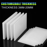 Feuille diffuseur de lumière en polystyrène (PS) transparent haute température, épaisseur 3 mm, surface texturée, tailles personnalisables, découpe/moulage