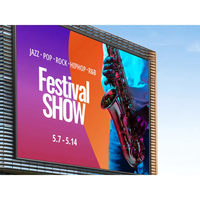 Mur vidéo publicitaire extérieur étanche IP65, panneau LED en aluminium P2.9 P3.91 P4.81 P6.25 pour centre commercial, magasin