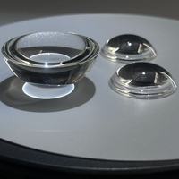 Lentille hémisphérique personnalisée fabriquée en Chine pour le couplage de fibres optiques et l'éclairage LED