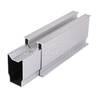 Connecteur de rail de support de panneau solaire épissure fabricant d'aluminium épissure de rail en aluminium