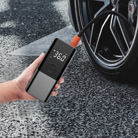 Manomètre numérique portable en ABS, gonfleur de pneus de voiture sans fil rechargeable 100W, lampe de secours, moniteur de pression des pneus