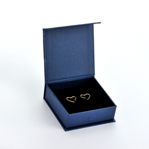 GLAMPKG Wholesale Navy Blue Magnet <b>Boxes</b> Magnetic Closure <b>Earrings</b> Bracelet Necklace Jewellery <b>Gift</b> Paper Packaging Box - Product Image 6