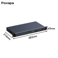 Processeur audio 1U avec suppresseur de rétroaction automatique et réduction du bruit : écran TFT 2 pouces, 2 entrées/2 sorties XLR, alimentation fantôme 48V, USB, modes AFC/ANS