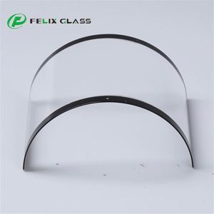 Verre tactile électrique trempé sur mesure pour écran d'affichage avec protection anti-UV, haute transmission lumineuse, épaisseur 1 mm, forme incurvée - Product Image 3
