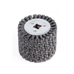 Cepillo <span class=keywords><strong>de</strong></span> Alambre <span class=keywords><strong>de</strong></span> Acero Retorcido <span class=keywords><strong>de</strong></span> 4.7'*4', Nudo Grueso <span class=keywords><strong>de</strong></span> 0.02', para Amoladora Angular, para Restauración <span class=keywords><strong>de</strong></span> Grano <span class=keywords><strong>de</strong></span> Madera y Eliminación <span class=keywords><strong>de</strong></span> Óxido - Product Image 1