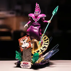 Anime <span class=keywords><strong>Yu</strong></span>-<span class=keywords><strong>Gi</strong></span>-<span class=keywords><strong>Oh</strong></span> Equal Arts Dark Magician Building Blocks Cartoon Action Figures Model Bricks Toy Children Collect Gifts - Product Image 2