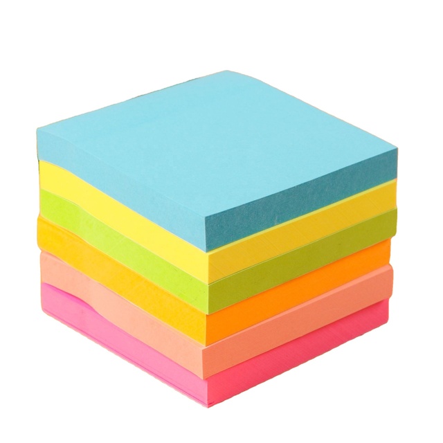 Custom Colorful Self-Adhesive Memo Pads Sticky Notes for School or Office Paper Stickers with Index Posted Memo Pads
