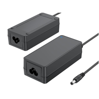 Chargeur de batterie au lithium AC/DC 12,6 V 5 A, adaptateur d'alimentation 65 W AC/DC pour pack de batteries Li-ion 3S 11,1 V avec certifications UL CE FCC