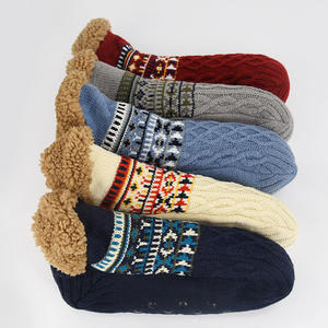 Winter EssentialHigh Quality Indoor Home Slipper Socks Chaussettes d'<span class=keywords><strong>hiver</strong></span> chaudes et antidérapantes Chaussettes de sommeil pour hommes - Product Image 5