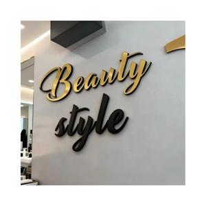 Free Design Coloful Custom Backlit 3D Acrylic Letters Sticker for Home Business <b>Sign</b> Nail Salon Decoration Lighting Advertising - Product Image 2