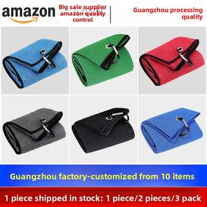 ผ้าเช็ดตัวไมโครไฟเบอร์ทรงสี่เหลี่ยมผืนผ้า แห้งเร็ว ลายวาฟเฟิล ลายสก็อต สำหรับเดินทาง ออกกำลังกาย ใช้ในยิม  รับสกรีนโลโก้ สำหรับกีฬาและล้างมือ - Product Image 6