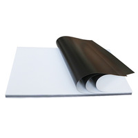 Feuilles magnétiques adhésives en caoutchouc souple 8" x 10"/4R pour photos - Aimants en caoutchouc flexibles avec support adhésif