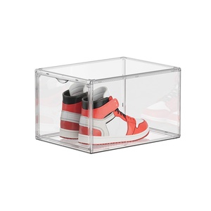 Contenedor Organizador de Zapatos <span class=keywords><strong>Grande</strong></span>, Transparente y Apilable de Plástico - Product Image 1