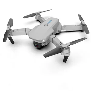 Dron plegable E88 con cámara Dual, máquina de belleza con filtros Uav para evitar choques