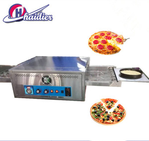 Hai lớp 12/18/32 inch hiệu quả cao bánh pizza bánh mì Máy làm gas băng tải Lò nướng bánh Pizza để bán - Product Image 1
