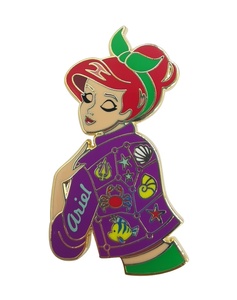 Distintivo a Forma di Fenice Arancione in Metallo con Design Sfumato, Stile Ragazza Bella, Spilla Smaltata Personalizzata - Product Image 4