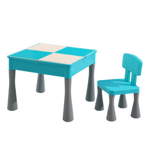 Bureau réglable en plastique d'usine pour bébé Bureau d'étude pour enfants tout-petits Mobilier pour enfants Table et chaise - Product Image 1
