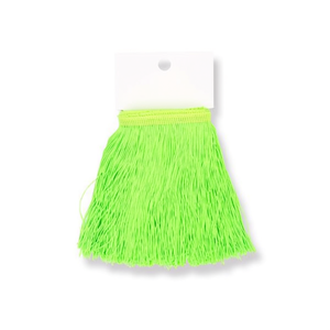 Ilan Flecos Frangia con Nappine Fluorescenti Verdi 15x200cm per Decorazione Abbigliamento - Product Image 2