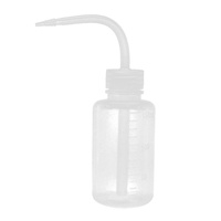 Bouteille en plastique transparente de 150 ml/250 ml/500 ml moulée par soufflage pour le nettoyage des lentilles RGP et le rinçage des plantes succulentes, avec bec courbé