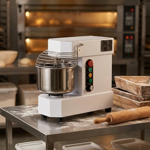 <span class=keywords><strong>Impastatrice</strong></span> Commerciale <span class=keywords><strong>Elettrica</strong></span> a Spirale da 10L, Capacità 4KG, per Panifici e Pizzerie, Attrezzatura per la Lavorazione dell'Impasto - Product Image 2