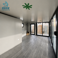 Conteneur habitable de 20 pieds avec mur entièrement vitré, Tiny House, Cabane à vue sur le complexe hôtelier, Cottage, Maison d'hôtes, Design moderne, Garantie de 3 ans