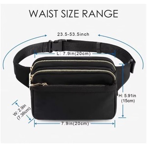Échantillon Gratuit : Sacs Banane pour Femmes et Hommes, Sacs Ceinture avec 4 Poches Zippées, Sacs Bandoulière Tendance Grande Capacité - Product Image 2