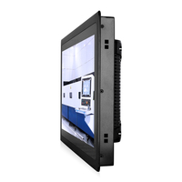 Hot 10,1 12 15 17 19 21,5 22 24 pulgadas POS USB LCD impermeable marco de metal abierto monitor LED 12V BNC TV VESA montaje en pared industrial