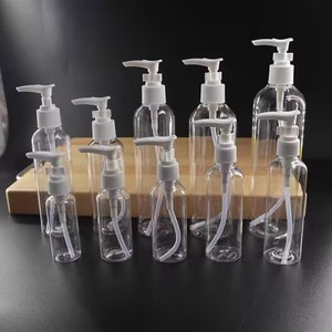Botella Dispensadora de Emulsión Transparente de 50ml 100ml PET con Bomba de Presión Tipo Pico de Pato y Tapa Extraíble, Envase a Prueba de Fugas - Product Image 1