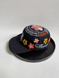 Gorro de Mujer con Diseño Floral Retro 2026, Gorra Plana con Bordado de Flores - Product Image 3