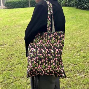 Custom Canvas <b>Bag</b> Printing Logo Fashion Shopping Advertisement Full Cotton <b>Bag</b> Single Shoulder Canvas <b>Bag</b> Custom Size - Product Image 2