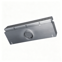 Diffuseur linéaire en aluminium avec boîtier isolé, grille de ventilation CVC pour l'alimentation en air froid