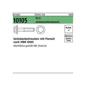 Vis hexagonale R 10105x80mm - Product Image 1