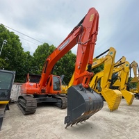 Excavadora de cadenas usada Doosan DX300LC 9C premium, con pocas horas de uso, en buen estado, pintura original completa, para proyectos de construcción