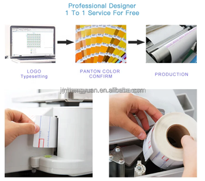 Tùy Chỉnh In Quy Mô Nhãn Sticker 58Mm X 60Mm Trực Tiếp Nhiệt Siêu Thị Giá Nhãn Mã Vạch Nhãn Dán Nhiệt Dính Nhãn 58x60 - Product Image 5