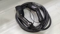 Câble de charge de voiture 32A Type 2 câble de charge d'extension 32A pour voiture électrique câble de charge triphasé Type2 à Type2 Ev