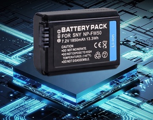 แบตเตอรี่กล้อง NP-FW50แบตเตอรี่ NPFW50สำหรับ <span class=keywords><strong>Sony</strong></span> A6000 A5000 A3000 <span class=keywords><strong>A6300</strong></span>อัลฟา A7 A7R A7R A7S 7.2V 1850mAh 13.3W - Product Image 6