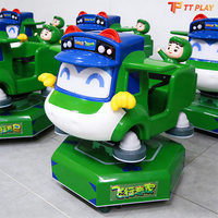 Machine de jeu d'arcade musicale chinoise-anglaise en plastique et métal, à 1 ou 2 places, à monnayeur, pour enfants, pour centres de jeux
