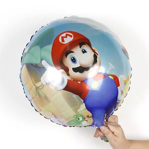Globo de aluminio de dibujos animados de <span class=keywords><strong>Mario</strong></span> <span class=keywords><strong>Bros</strong></span>, globo de helio de 18 pulgadas, grande, para decoración de fiesta de juguete para niños, nuevo diseño - Product Image 2