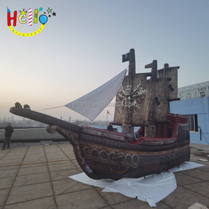 <span class=keywords><strong>Bateau</strong></span> <span class=keywords><strong>pirate</strong></span> gonflable géant simulé du Moyen Âge avec led - Product Image 5