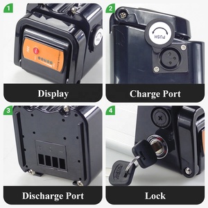 Batterie de vélo électrique Zhenlong/ZL07010-F 24V 10.4Ah 13Ah 15Ah 17.5Ah 20.8Ah Silver Fish pour Prophete MiFa <span class=keywords><strong>Trio</strong></span>, Phylion XH259-10J - Product Image 4
