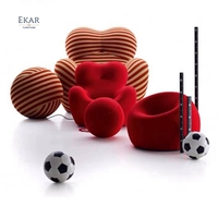 Chaise italienne pour enfant et mère, fauteuil boule, personnalité, tissu en fibre de verre, chaise de forme spéciale, modèle canapé paresseux, grande vente en stock