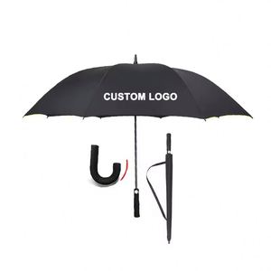 Factory Wholesale 30 Inch Automatic Golf Large <b>Windproof</b> Custom Logo Prints Luxury Promotional Branded <b>Umbrella</b> - Product Image 6