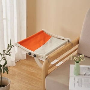 Fabrik Großhandel Holz Katzen bett Fenster mit zwei Kletter stufen Hängende Katzen Holz Katzen bett Hängematte Fenster Barsch - Product Image 5