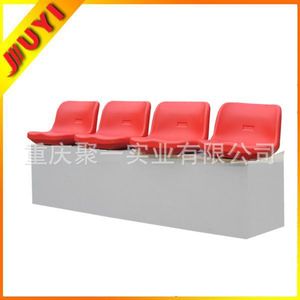 Juyi Stadium Plastic Seating BLM-1811 Gray Fixed Row <b>Chairs</b> For Gymnasium Basketball Court Football Field - Product Image 3