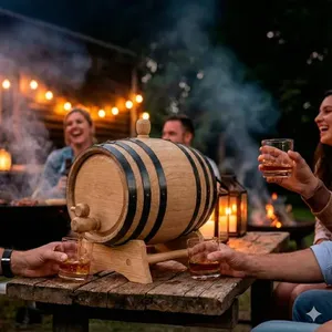 The Barrel House - Baril de 10 L à usage industriel avec robinet pour le stockage de spiritueux - Product Image 4