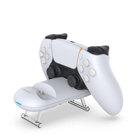 Double chargeur TP5-2508 pour PS5 manette de jeu sans fil Station de charge contrôleur siège de Station de charge avec cadre de Support de stockage