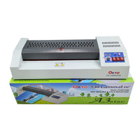 Vente directe d'usine, nouvelle machine à plastifier photo et documents OKYO A3, grand rouleau, 220V 650W, garantie 1 an
